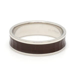 Load image into Gallery viewer, Platinum Couple Unisex Ring with Brown Ceramic JL PT 1329
