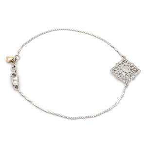 Platinum Diamond Bracelet for Women JL PTB 744