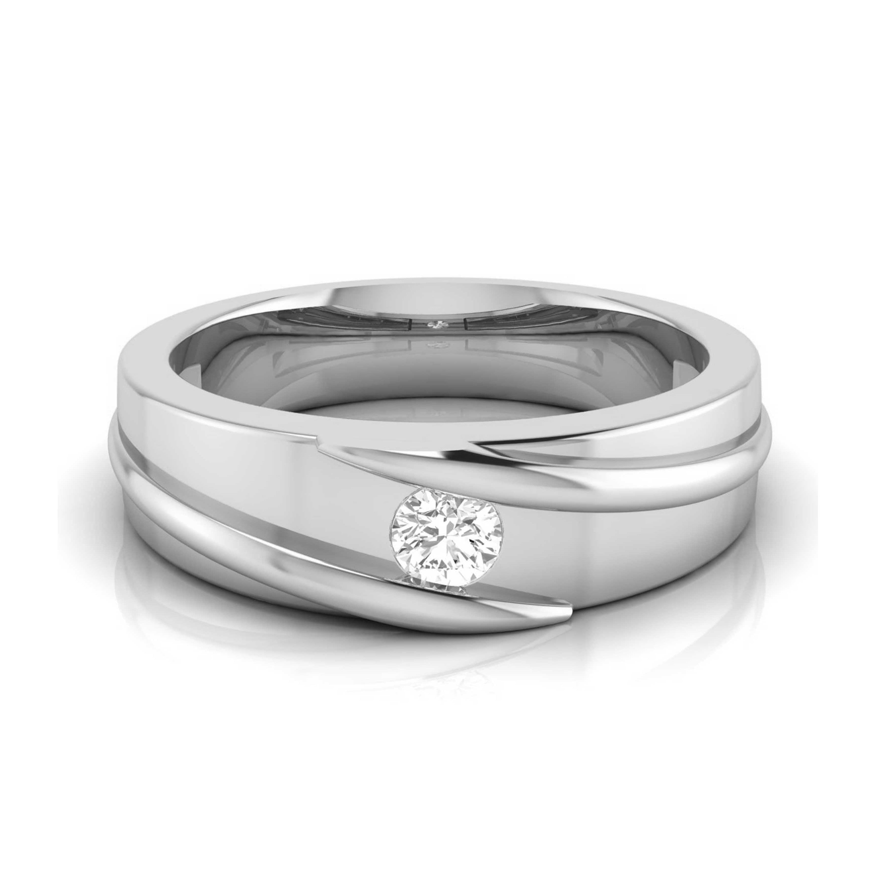 Platinum Diamond Couple Love Bands JL PT B-27