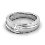 Load image into Gallery viewer, Platinum Diamond Couple Love Bands JL PT B-27
