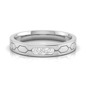 Platinum Diamond Couple Love Bands JL PT CB-3