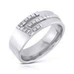 Load image into Gallery viewer, Platinum Diamond Couple Love Bands JL PT CB-6
