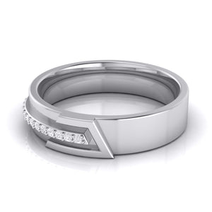 Platinum Diamond Couple Love Bands JL PT CB-6