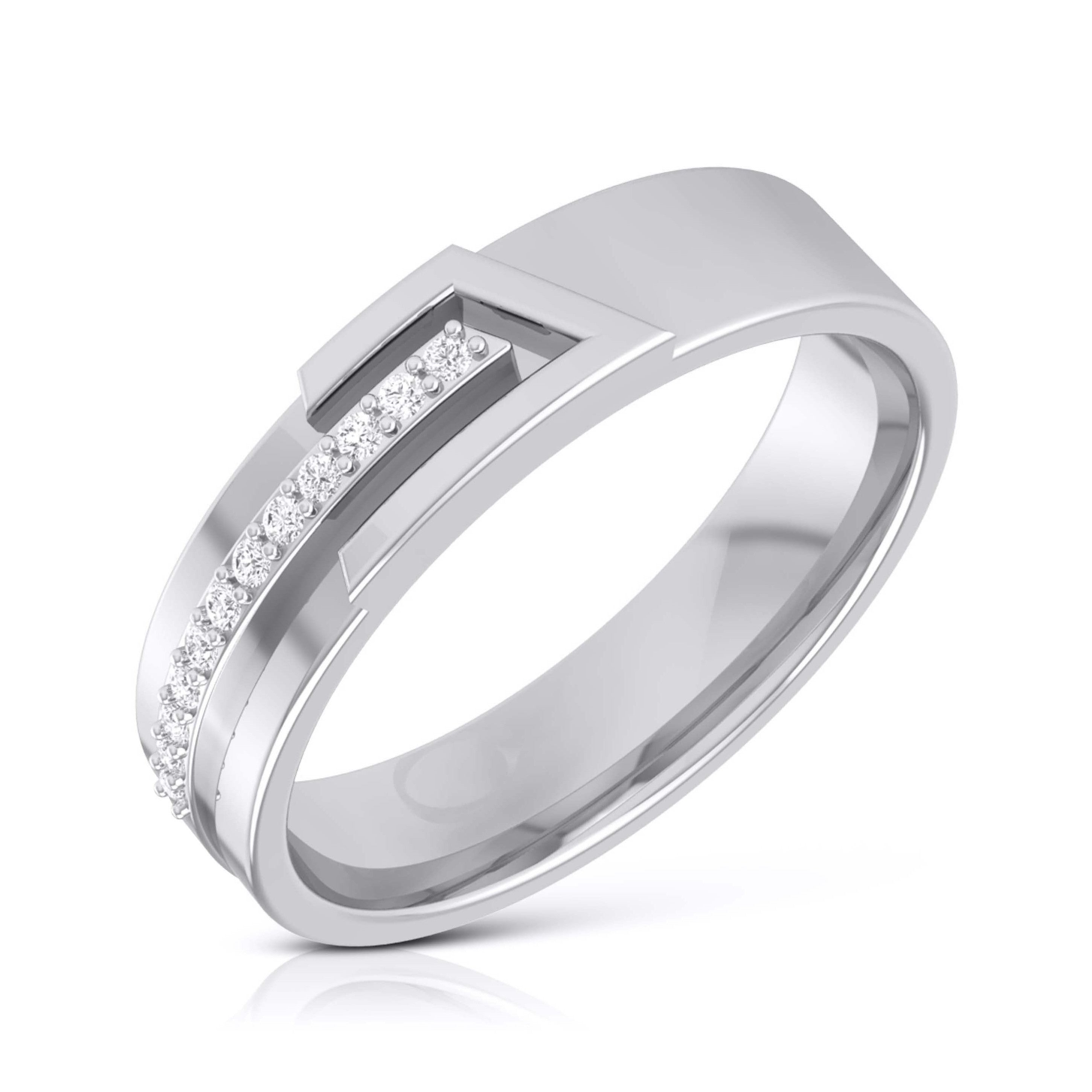 Platinum Diamond Couple Love Bands JL PT CB-6