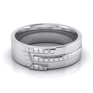 Platinum Diamond Couple Love Bands JL PT CB-6