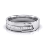 Load image into Gallery viewer, Platinum Diamond Couple Love Bands JL PT CB-6
