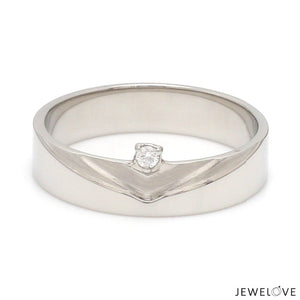 Platinum Diamond Couple Ring JL PT 1364