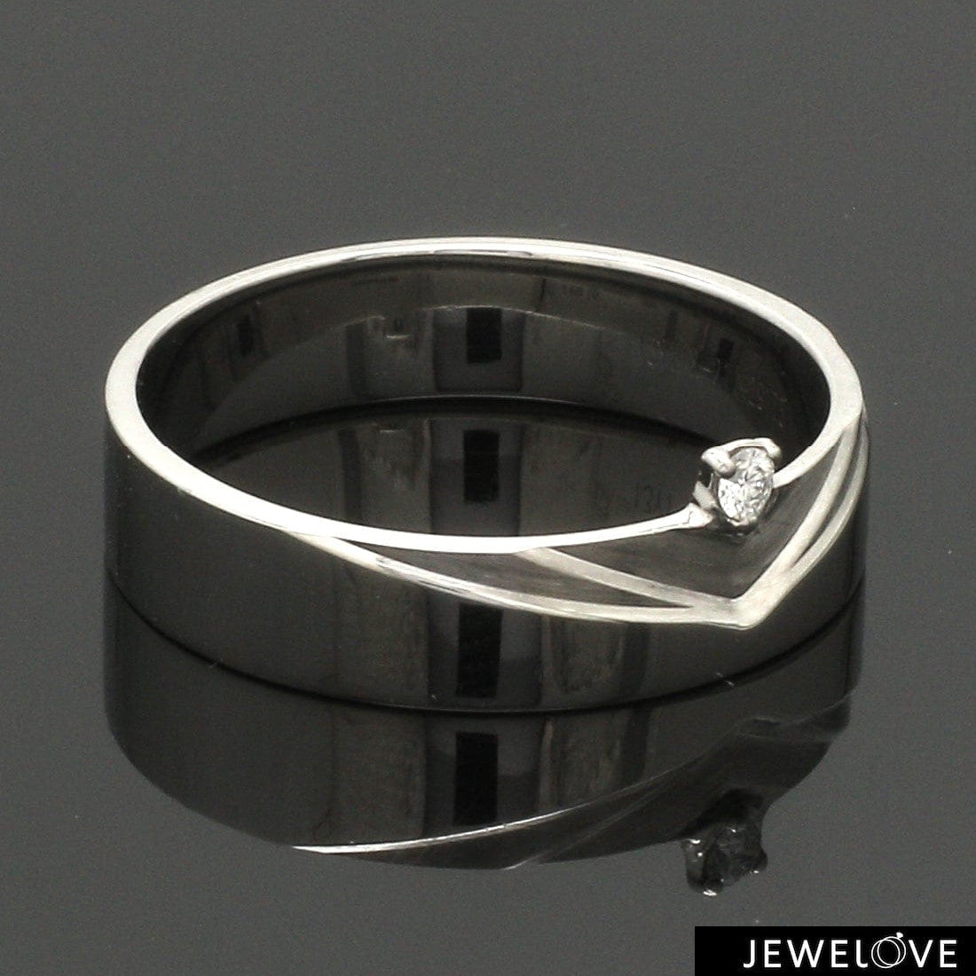 Platinum Diamond Couple Ring JL PT 1364