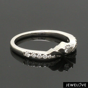 Platinum Diamond Couple Ring JL PT 1364