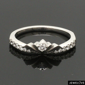 Platinum Diamond Couple Ring JL PT 1364