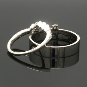 Platinum Diamond Couple Ring JL PT 1364