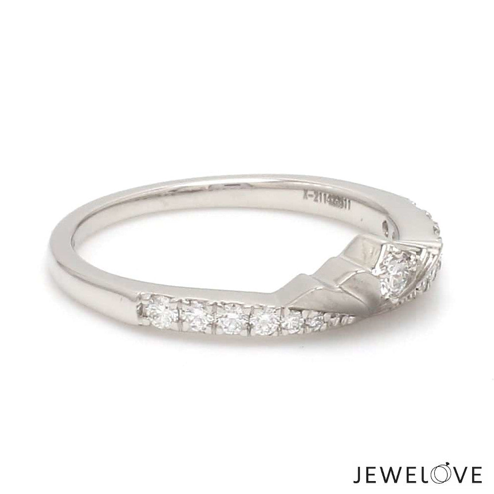 Platinum Diamond Couple Ring JL PT 1364