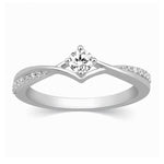 Load image into Gallery viewer, Platinum Diamond Engagement Ring with 15 Pointer JL PT 573
