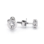 Load image into Gallery viewer, Platinum &amp; Diamond Heart Earrings JL PT E 168
