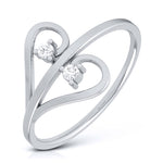 Load image into Gallery viewer, Platinum Diamond Heart Ring for Women JL PT LR 138
