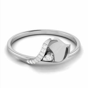 Platinum Diamond Ring for Women JL PT LR 11