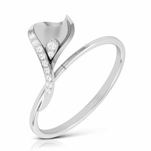 Platinum Diamond Ring for Women JL PT LR 11