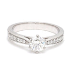 Load image into Gallery viewer, Platinum Diamond Solitaire Mounting JL PT 917-M
