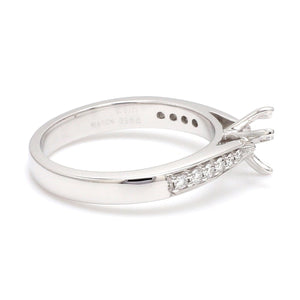 Platinum Diamond Solitaire Mounting JL PT 917-M