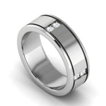 Load image into Gallery viewer, Platinum Diamonds Couple Unisex Ring JL PT MB RD 111
