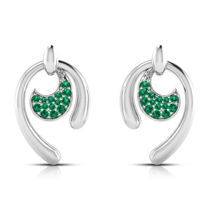 Platinum Pendant Set with Emerald for Women JL PT PE NL8636E   Jewelove.US