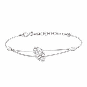 Platinum Evara Diamond Bracelet for Women JL PTB 799