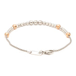 Load image into Gallery viewer, Platinum Evara | Rose Gold Bracelet for Women JL PTB 826
