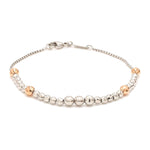 Load image into Gallery viewer, Platinum Evara | Rose Gold Bracelet for Women JL PTB 826
