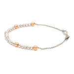 Load image into Gallery viewer, Platinum Evara | Rose Gold Bracelet for Women JL PTB 826
