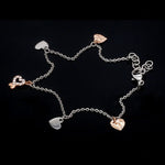 Load image into Gallery viewer, Platinum Evara | Rose Gold Diamond Bracelet for Women JL PTB 738
