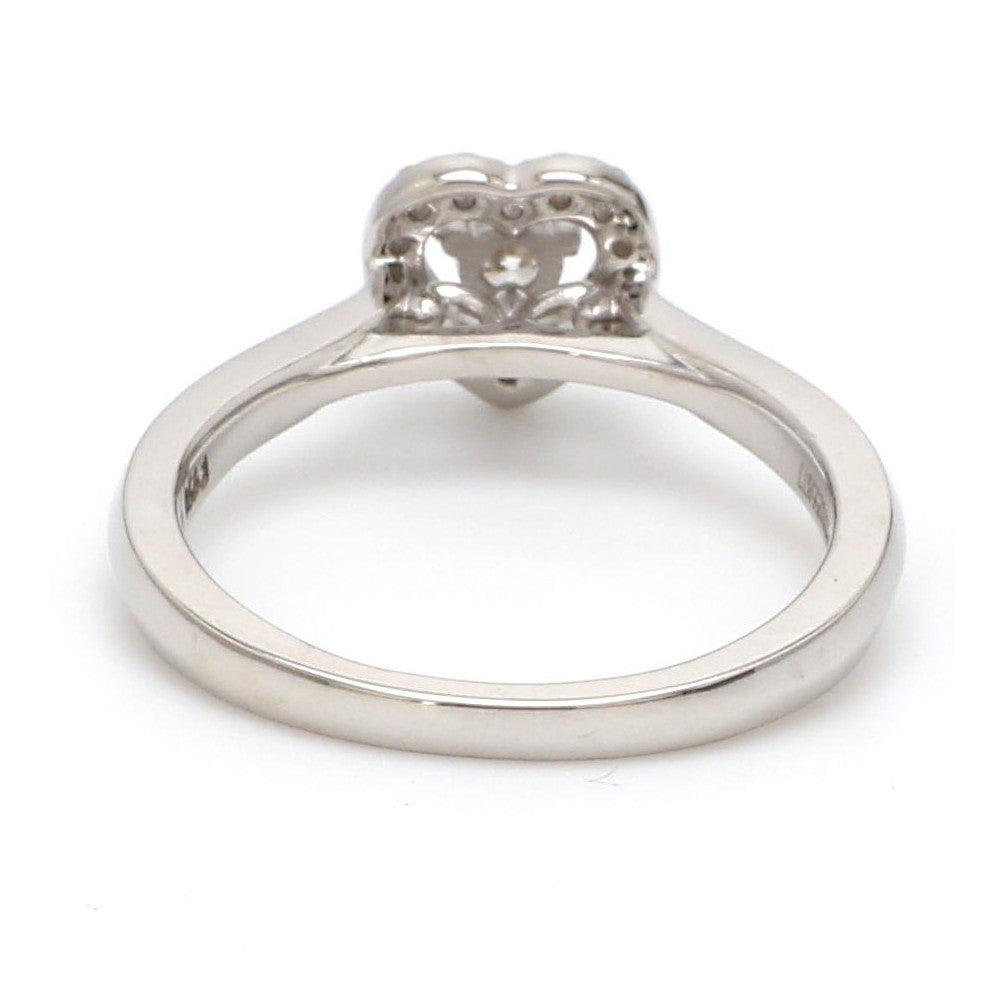 Platinum Diamond Heart Ring JL PT 662