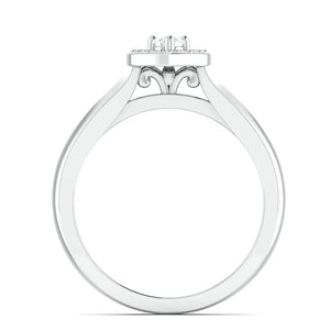 Platinum Diamond Heart Ring JL PT 662