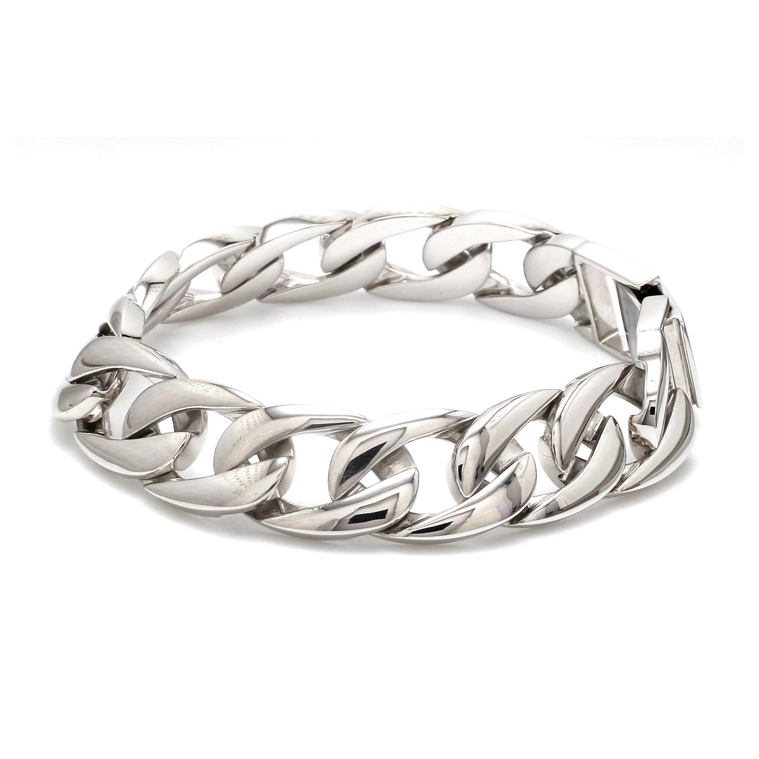 Platinum Heavy Bracelet for Men JL PTB 1183