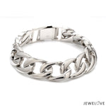 Load image into Gallery viewer, Platinum Heavy Bracelet for Men JL PTB 1183
