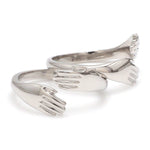 Load image into Gallery viewer, Platinum Hug Unisex Ring JL PT 938
