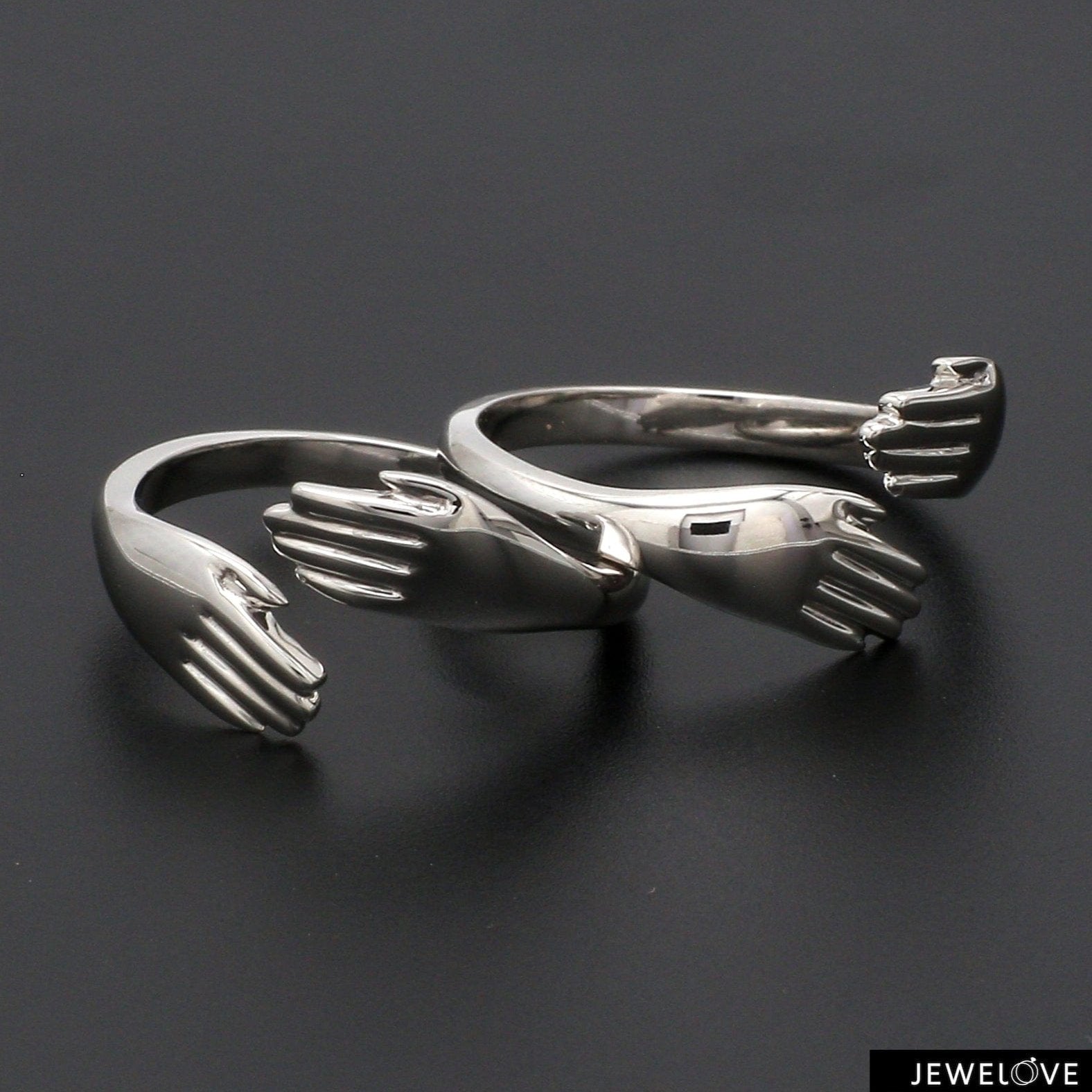 Platinum Hug Unisex Ring JL PT 938