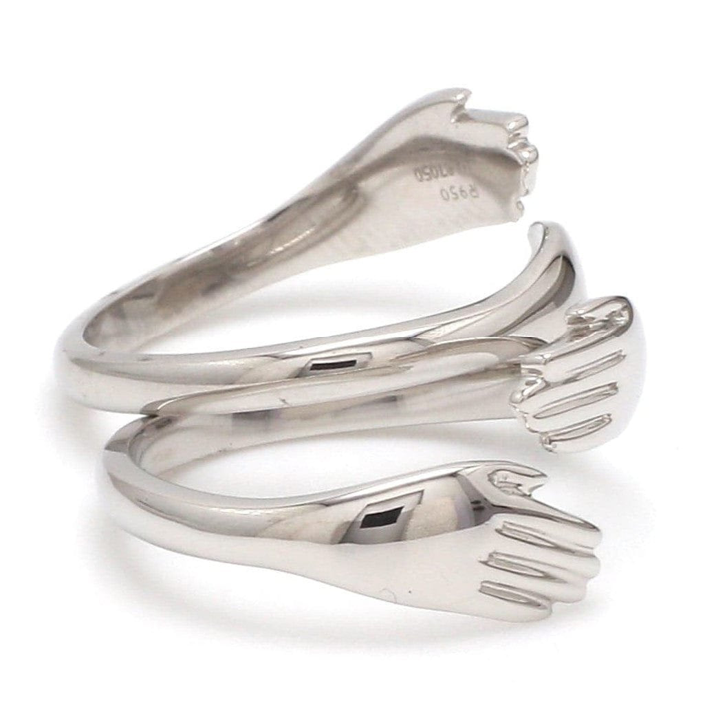 Platinum Hug Unisex Ring JL PT 938