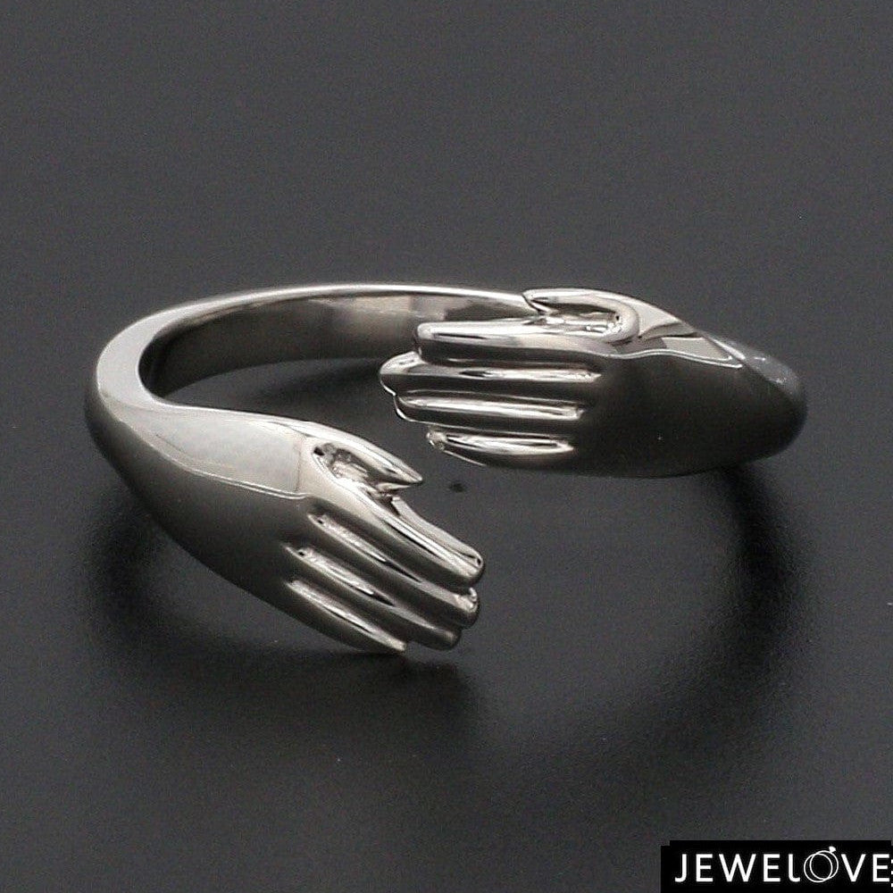 Platinum Hug Unisex Ring JL PT 938