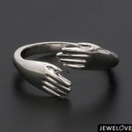 Load image into Gallery viewer, Platinum Hug Unisex Ring JL PT 938
