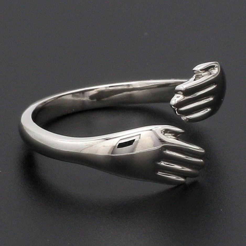 Platinum Hug Unisex Ring JL PT 938