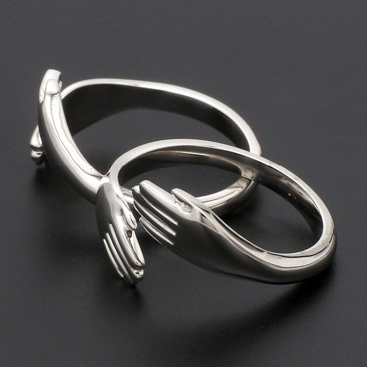 Platinum Hug Unisex Ring JL PT 938