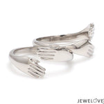 Load image into Gallery viewer, Platinum Hug Unisex Ring JL PT 938
