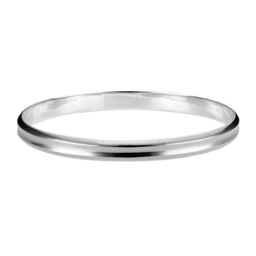 Platinum Kada for Men with a Center Groove JL PTB 763