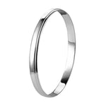 Load image into Gallery viewer, Platinum Kada for Men with Center Slightly Raised JL PTB 762
