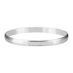 Load image into Gallery viewer, Platinum Kada for Men with Center Slightly Raised JL PTB 762
