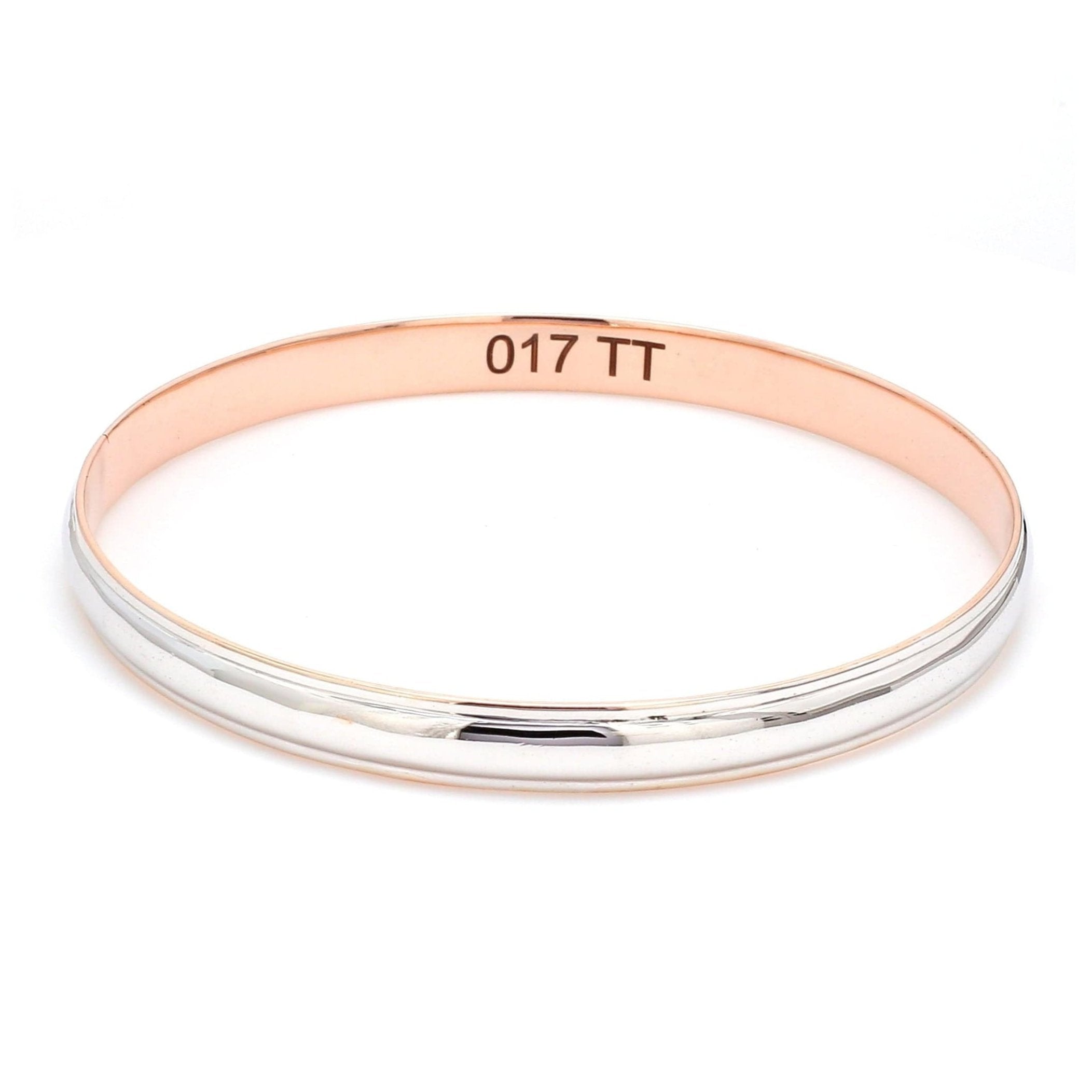 Platinum Kada with Rose Gold JL PTB 680