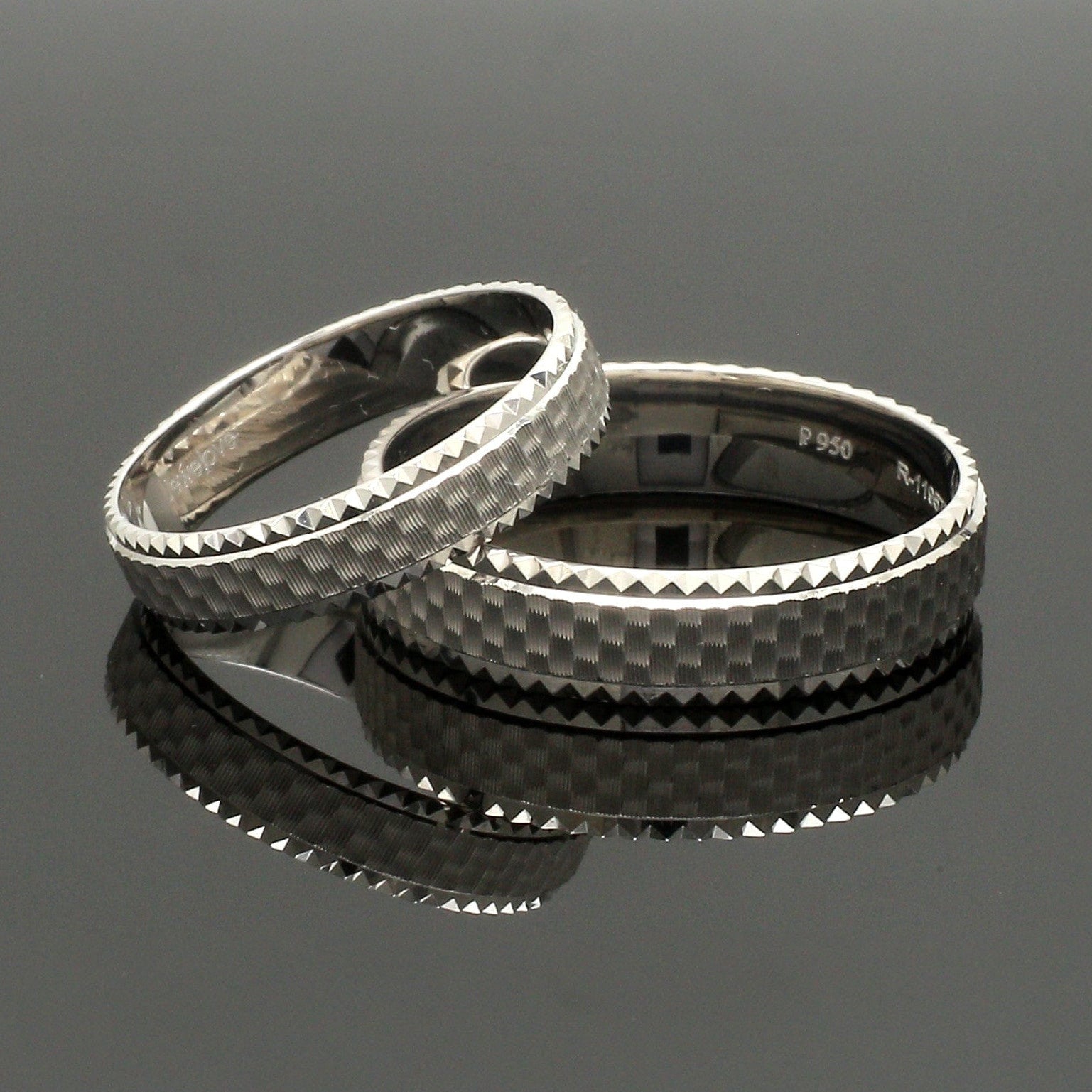 Platinum Love Bands for Couple JL PT 1306