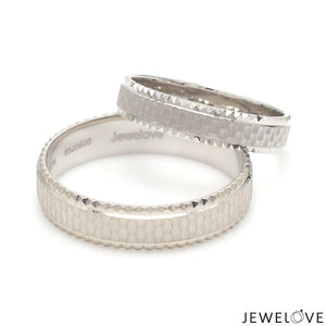 Platinum Love Bands for Couple JL PT 1306