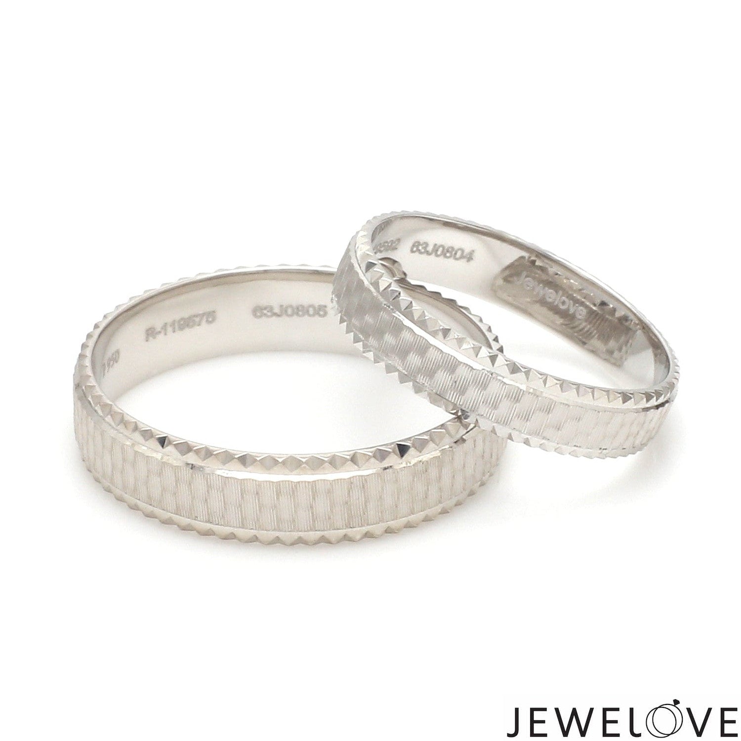 Platinum Love Bands for Couple JL PT 1306