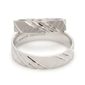 Platinum Love Bands for Couple JL PT 1307